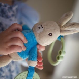 Kids Preferred | Beatrix Potter Peter Rabbit On the Go Rattle and Teething Toy